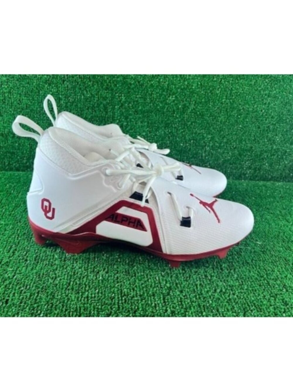 Men Nike Jordan Alpha Menace Pro 3 OU Team Football Cleats DH3368-104 PE Size 12